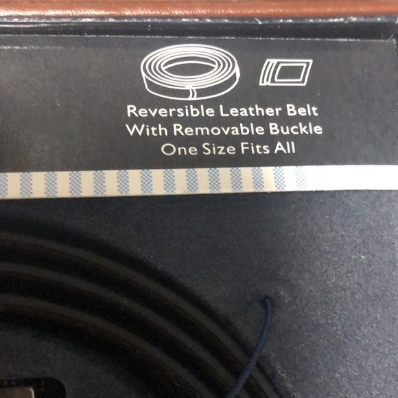 Brand New Tommy Hilfiger Reversible Leather a belt with Removable Buckle - NWT - Picture 3 of 5